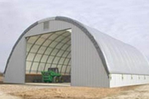 38'Wx80'Lx15'H fabric hoop barn